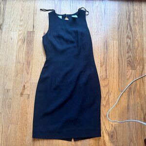 Liz Claiborne Black Sleeveless Sheath Dress
